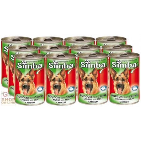 12 CANS SIMBA DOG KG. 1,230 CALF
