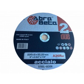 Abra beta A36R disco per smerigliatrice da taglio ferro inox mm. 115x1x22,23
