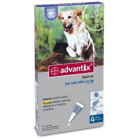 ADVANTIX TRIPLE ACTION FOR DOGS OVER KG. 25