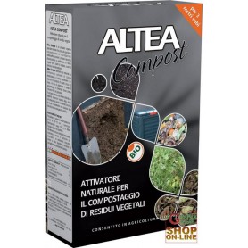 ALTEA COMPOST ACTIVATOR A NATURAL FOR THE COMPOSTING OF VEGETABLE RESIDUES