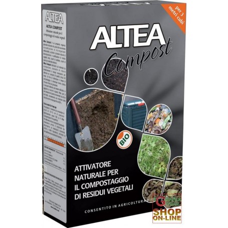 ALTEA COMPOST ACTIVATOR A NATURAL FOR THE COMPOSTING OF VEGETABLE RESIDUES