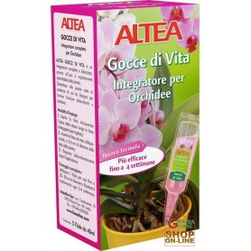 ALTEA DROPS OF LIFE ORCHIDS SUPPLEMENT COMPLETE, READY TO USE FOR ALL TYPES OF ORCHIDS, 40 ml
