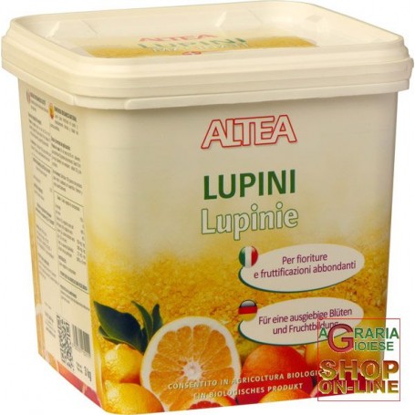 ALTEA LUPINS GROUND FOR THE FERTILIZATION OF CITRUS fruits AND ACIDOPHILIC Kg 3
