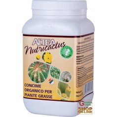 ALTEA NUTRICACTUS CONCIME ORGANICO GRANULARE PER PIANTE GRASSE CON GUANO 300g