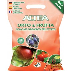 ALTEA GARDEN & FRUIT ORGANIC FERTILIZER PELLETS FOR VEGETABLES AND FRUIT PLANTS, 5 Kg
