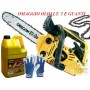 ALPINA CHAINSAW TO PRUNE A305sc KIT, OIL, GLOVES, CHAIN, AND