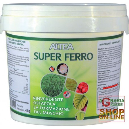 ALTEA SUPER FERRO RINVERDENTE ANTIMUSCHIO GRANULARE kg. 4