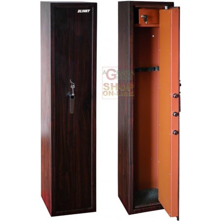 WARDROBE PORTAFUCILI BLINKY 7-SEATER WOOD-EFFECT WITH SOME 35X28X145H