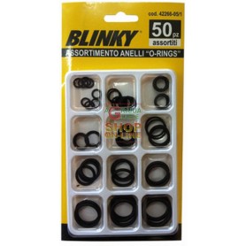 ASSORTMENT RINGS RUBBER O-RINGS STD. 50 PIECES