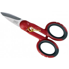 AUSONIA Scissors electrician standard grip rubber CM. 14