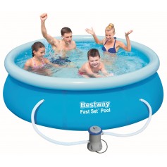Bestway Fast Set 57268 Inflatable pool Rotondo 2300L Blu piscina fuori terra