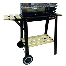 BLINKY BARBECUEE A LEGNA WOODY-48 CON RUOTE CM. 48X29 78790-40/7