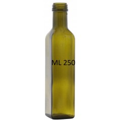 BOTTIGLIA PER OLIO MOD. MARASCA LT. 0,250 IMBOCCATURA MM. 31,5