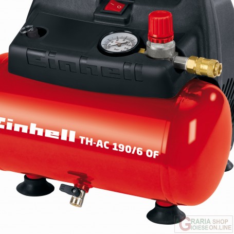 Einhell Compressore elettrico TH-AC 190/6 OF lt. 6 hp. 1,5