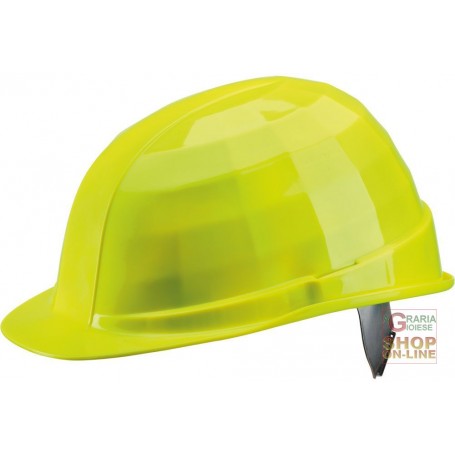 ELMETTO DIELETTRICO 1000 V CON FASCIA ANTISUDORE COLORE GIALLO NEON