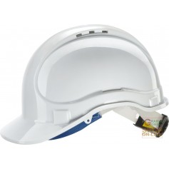 ELMETTO PROTETTIVO IN ABS CON SOTTOGOLA E FASCIA ANTISUDORE CRICCHETTO EN 397 COLORE BIANCO