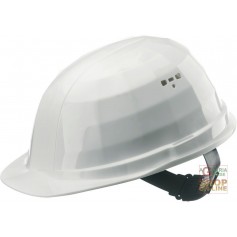 ELMETTO PROTETTIVO IN POLIETILENE CON FASCIA ANTISUDORE PESO GR 310 EN 397 COLORE BIANCO