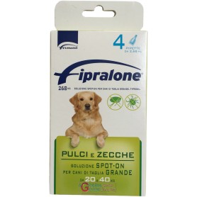 Fipralone antiparassitario pulci e zecche spot-on cane 20 - 40 kg pipette 4