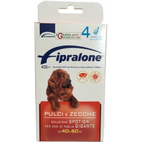 Fipralone antiparassitario pulci e zecche spot-on cane 40 - 60