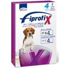 FIPROTIX SPOT-ONE ANTIPARASSITARIO PER CANI DI TAGLIA MEDIA DA KG. 10 A 20 PZ. 4