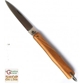 Fraraccio coltello sfilato tipo palermo manico olivo cm. 15 cod. 0399/915