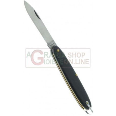 Fraraccio coltello temperino manico nero cod. 0536 cm. 12