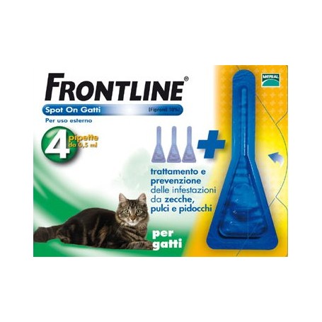 FRONTLINE ANTIPARASSITARIO PULCI SPOT-ON GATTI CF. 4