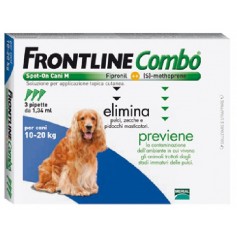 FRONTLINE ANTIPARASSITARIO PULCI ZECCHE COMBO SPOT-ON 10 - 20 KG.