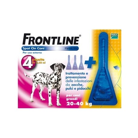 FRONTLINE SPOT-ON 20 - 40 KG. 4 PIPETTE