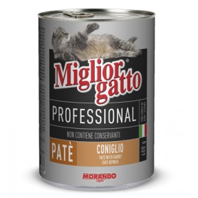 MIGLIORGATTO PATE PROFESSIONAL CONIGLIO GR.400