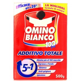 OMINO BIANCO ADDITIVO 100 PIU' 5 IN 1 500 GR
