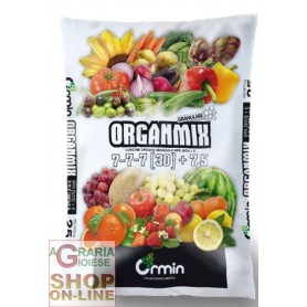 ORGANMIX CONCIME ORGANO MINERALE 7.7.7 (30) +7,5 KG. 25