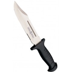 Paolucci coltello pugnale con manico nero lama cm. 22