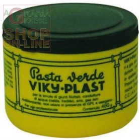 PASTA AUTOBLOCCANTE VIKI PLAST VERDE PER RACCORDI GR. 450