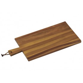 Tagliere in legno acacia per cucina Kesper con manico cm. 45x22
