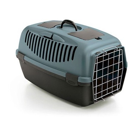 TRASPORTINO PER CANI GULLIVER 3 CON PORTA IN METALLO cm. 58,5x36,5x33,5h.