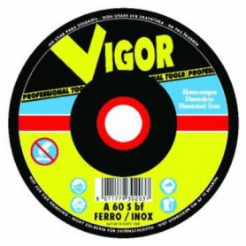 VIGOR MOLE ABRASIVE SPECIAL ACCIAIO-INOX PIANE 115X1,6X22 52590-05/4