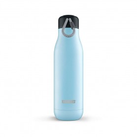 ZOKU Stainless Steel Bottle L Grande Bottiglia termica di colore Azzurra ml. 750