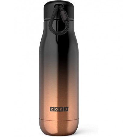 ZOKU Stainless Steel Bottle M Media Bottiglia termica di colore Rame Ombre ml. 500