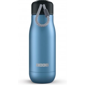 ZOKU Stainless Steel Bottle S Piccola Bottiglia termica di colore blu ml. 350