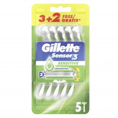 Gillette Sensor 3 rasoio usa&getta sensitive Gillette PZ. 3+2