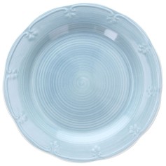 Tognana Piatto Piano Stoneware Azzurro LINEA SHABBY Cm. 27